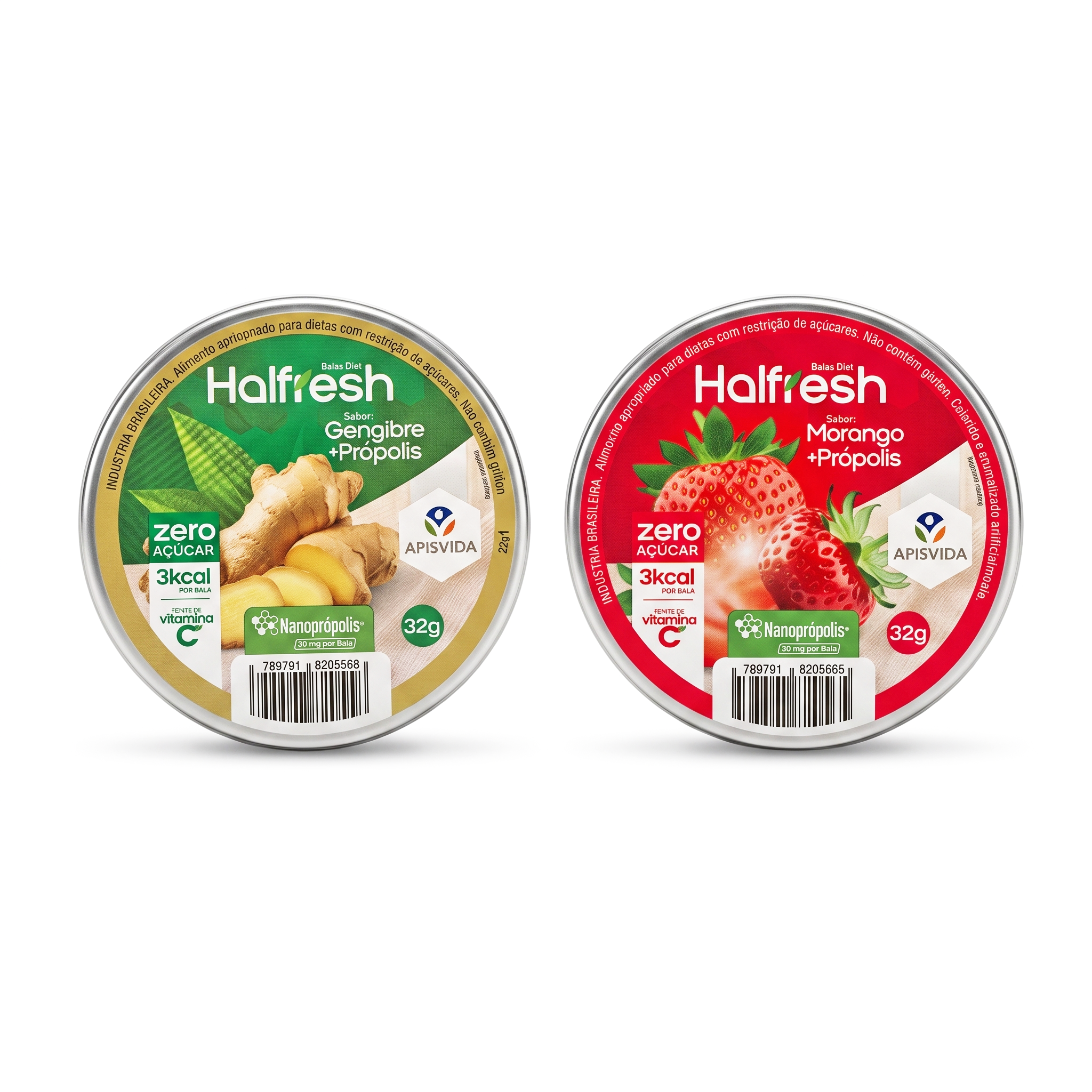 Apisvida Halfresh Propolis with ginger and strawberry - Hayat Organic